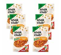 Snak Club Tajin Roasted Corn, Roasted Corn Nuggets with Chilli and Lime Spices, Mild, GMO Free, Gluten Free, Kosher Snack, No Artificial Colors or Flavors, Resealable