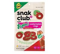 Snak Club Tajin Seasoning Watermelon Gummy Rings, 5oz (142g)