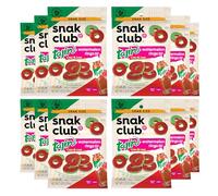 Snak Club Tajin Watermelon Rings, Chili & Lime Gummy Snacks, Mild in Heat Bold in Flavor, Gluten-Free Snack, 2.25oz, 12 Count