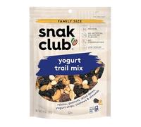 Snak Club Yogurt Trail Mix with Raisins, Peanuts, Dried Dates, Yogurt Chips, Cashews and Almonds, Gluten Free and Kosher Snack, 400ml Resealable Bag
