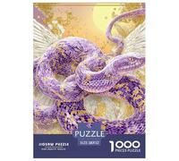 Snake 1000 Piece Jigsaw Puzzle Educational Games Classic Jigsaws Beautiful Decoration Puzzle for Adults And Kids 52x38cm/1000pcs
