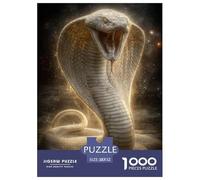 Snake 1000 Piece Jigsaw Puzzle Family Game Classic Jigsaw Puzzles Stress Reliever for Travel Gifts,Present 52x38cm/1000pcs