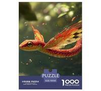 Snake 1000 Piece Jigsaw Puzzle Family Game Classic Jigsaw Puzzles Unique Challenge Game for Travel Gifts,Present 70x50cm/1000pcs