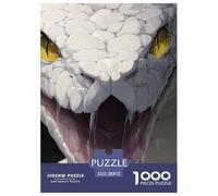 Snake 1000 Piece Jigsaw Puzzle Family Game Creative Jigsaw Puzzle Beautiful Decoration Puzzle for Travel Gifts,Present 52x38cm/1000pcs