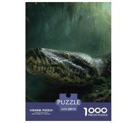 Snake 1000 Piece Jigsaw Puzzle Family Game Creative Jigsaw Puzzles Beautiful Decoration Puzzle for Adults And Kids 52x38cm/1000pcs
