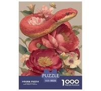 Snake 1000 Piece Jigsaw Puzzle Family Game Creative Jigsaw Puzzles Beautiful Decoration Puzzle for Travel Gifts,Present 38x26cm/1000pcs
