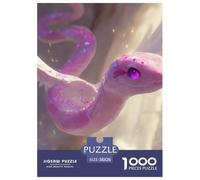Snake 1000 Pieces Jigsaw Puzzles Engaging Family Games Wildlife Jigsaw Puzzles Beautiful Decoration for Adults & Families 38x26cm/1000pcs