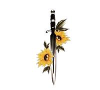 Snake And Holy Sword Temporary Tattoo Stickers, Herbal Tattoos, Lasting 1-2 Weeks, Realistic Fake Tattoos(03)