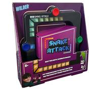 Snake Attack - Handheld Electronic Light up Game. 3 Game Play Modes. On the go fun! Addictive fidget toy!, Black