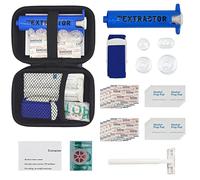 Snake Bite Kit for Humans,Rattlesnake Bite Kit,Bee Sting Kit, Venom Snake Bite Kit for Dogs,Venom Extractor Kit,Venom Extractor Suction Pump, Bite and Sting First Aid for Hiking,Camping(Blue)