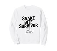 Snake Bite Survivor Funny Wildlife Adventure Lover Sweatshirt