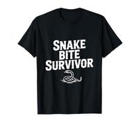 Snake Bite Survivor Funny Wildlife Adventure Lover T-Shirt