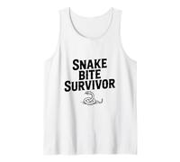 Snake Bite Survivor Funny Wildlife Adventure Lover Tank Top