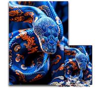 Snake Boa Python Magic Zen Jigsaws 1000 Pieces for Adults Challenging Puzzles Educational Toy for Teenagers Home Office Decor 1000 PCS(75x50cm)
