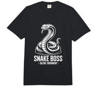 Snake Boss Silent Judgment Cobra Throne Power Comfort Colors Adult Heavyweight T-Shirt