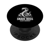 Snake Boss Silent Judgment Cobra Throne Power PopSockets Adhesive PopGrip