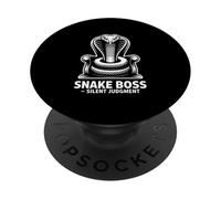Snake Boss Silent Judgment Cobra Throne Power PopSockets Adhesive PopGrip