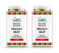 Snake Brand Prickly Heat Cooling Powder, 2-Pack (Classic, 140g)