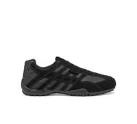 Snake Breathable Slip-On Trainers Black