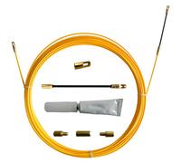 Snake Cable Pulling fishtape in Fiberglass Ø3 mm, 30 Meters. with Repair Set