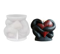 Snake Candle Molds | Snake Body Silicone Molds | Non Stick Soap Crafting Making Tool for Figurine Casting Art Projects Crafts