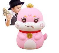 Snake Cash Coin Jar - Adorable Money Bank, Fun Saving Container, Kids Piggy Bank| Practical Decorative Storage for Children Boys Girls Tabletop, Classroom, Birthday Present, Learning Financial Skills