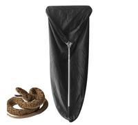 Snake Catcher Grabber - Extendable Stick Tool with Capture Bag, Safe Reptile Handler | Long Reach Control Theme Rattlesnake Snake Hook Outdoor Handling Equipment Durable Secure Grip Tool
