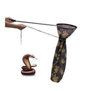 Snake Catcher Net, Rattlesnake Grabber Handling Tool Large Reptile Closure Net, Snake Traps Telescopic Pole Stick, Rattle Snake Moving and Catching Picker with a Handle Extendable from 26'' to 45‘’