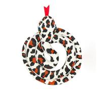 Snake Catnip Toys for Indoor Cats Kittens, Interactive Cat Toys Cat Snake Toy Soft Plush Toy for Kitty Kicking Chewing and Teeth Cleaning Gift for Cat Lovers Leopard