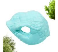 Snake Cave Aquarium Decoration Snake Head Terrarium Turtle Shelter Decor for Spider Iguana Turtle Gecko Leopard Snail Frog Arboreal Chameleon