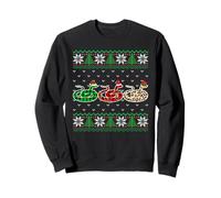 Snake Christmas Santa Elf Xmas Leopard Buffalo Plaid Sweatshirt