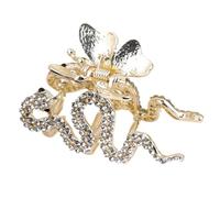 Snake Claw Clip, Rhinestone Barrette Hair Clip, 5x2x3cm/1.97x0.79x1.18 inches Portable Snake Jaw Clips for Girls, Friends, Family, Hairs Styling Accessory