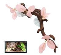 Snake Climbing Branch - Reptile Tree | Resin Corner Branch for Terrariums | Enrichment Climbing Toy & Habitat Decor | Snake, & Beard Dragon Tank Accessory for Naturalistic Setup
