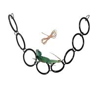 Snake Climbing Chain - Ball Python Ring, Innovative Reptile Playing Supply | Versatile Furniture Climbingg Frame for Viewing Room Youth Home Zoo Living Wall Fences Bedroom