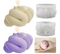 Snake Cobra Candle Resin Mold - Resin Casting Silicone Molds for Home Decor & Candle Making Wave Spiral Mold