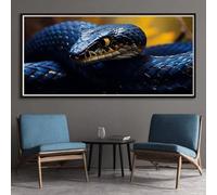 Snake Diamond Art Kits Adults, DIY 5D Large Diamond Painting Animals Full Round Drill Crystal Art Kits 31.5 x 63 Inch, Embroidery Cross Stitch Canvas Painting by Numbers for Home Wall Decor (RD212)