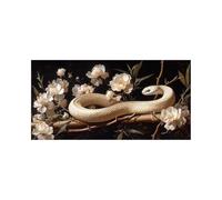 Snake Diamond Art Kits Adults with Diamond Art Accessories, 5D DIY Crystal Gem Crafts Kits for Kids, Animal Rhinestones Paint by Numbers on Canvas 64 x 32Inch, Wall Artwork for Room Decor 2509-6709
