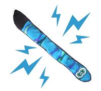 Snake Dog Toy - Pet Cobra Toy, Plush Puppy Toys | Plush Rattling Paper Dog Toy with Tail Squeakers, Long Green and Blue Cobra Snake Toy, Rainbow Pet Toy for Medium and Large Breeds(24.8x3.54 Inches)