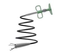 Snake Drain Hair Removal Tool, 4-Claw Clogged Drain Cleaning Tool, Bathroom Sink Unclogging Supplies for Plumbers Residential Commercial Laundry Property Managers Homeowners Maintenance Staff