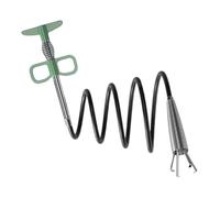 Snake Drain Hair Removal Tool - 4-Claw Kitchen Drain Cleaner Tool - Sewer Hair Removal Supplies for Homeowners Property Managers Maintenance Staff Bathroom Bathtub Kitchen Toilet Laundry Washbasin