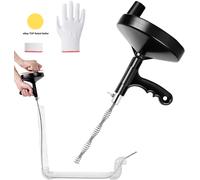 Snake Drain Unblocker Drain Auger, 7.62M Professional Kitchen Sink Unblocker To