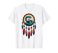 Snake Dreamcatcher Native American Indian Feathers Arts Value Graphic T-Shirt