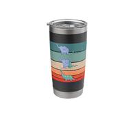 Snake eats Elephant and Becomes a Dinosaur Prehistoric Dino Stainless Steel Insulated Tumbler