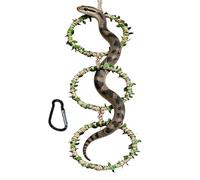 Snake Enclosure Accessories | Natural Waterproof Realistic Ring | Reptile Branches Snake Tank Decor - for Exercise Pet Gecko Spider Frog Chameleon Cage Enclosure