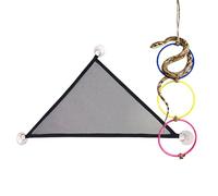 Snake Enrichment - Tank Decor Hammock Toy Corn Rings | Reptile Habitat Accessories for Terrarium Cage Home Bearded Dragon Geckos Iguanas Chameleons Snake Lizard Pet Play