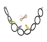 Snake Enrichment Toy - 45.67 Inch Flexible Climbing Rings | Enrichment for Reptile Cages, Playground Nets for the Home Observation Room, Wall, Bedroom, Living Room and the