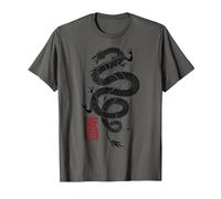 Snake Eyes Coiled Dragon T-Shirt, Men, Asphalt Grey, 6X-Large
