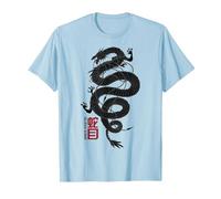 Snake Eyes Coiled Dragon T-Shirt, Men, Baby Blue, X-Large