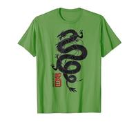 Snake Eyes Coiled Dragon T-Shirt, Men, Grass Green, 3X-Large