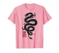 Snake Eyes Coiled Dragon T-Shirt, Men, Pink, XX-Large